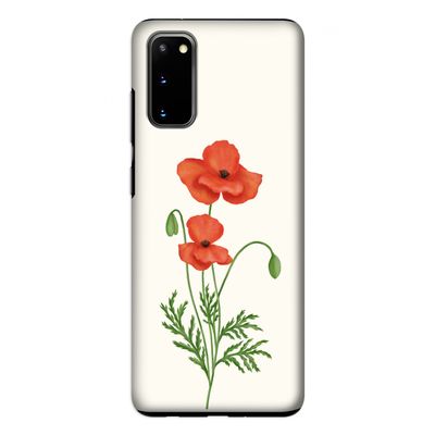 Red poppy: Samsung Galaxy S20 Tough Case