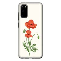 Red poppy: Samsung Galaxy S20 Tough Case