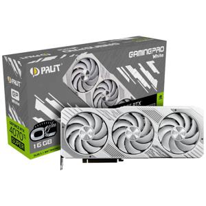 Palit Nvidia GeForce RTX 4070 Ti Super Videokaart Super GamingPro White OC 16 GB GDDR6X-RAM PCIe x16 HDMI, DisplayPort Overclocked, RGB-verlichting