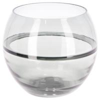 Light & Living Glazen Theelichthouder Solis 15 cm Grijs/Transparant