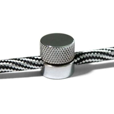 2x Plafond klem voor het ophangen van lampen Chrome