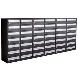 Allux Hive Set 6-Breed, 7-Hoog Zwart - 40030070_6x7