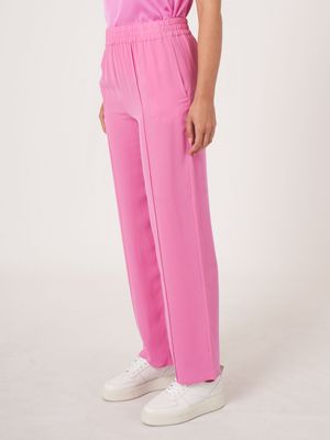 Losse zijden broek