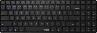 Rapoo Draadloos multimedia toetsenbord Ultra-Slim E9100M QWERTY Toetsenbord Zwart Rapoo Draadloos multimedia toetsenbord Ultra-Slim E9100M QWERTY Toetsenbord Zwart