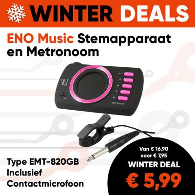 ENO Music EMT-820GB Stemapparaat en Metronoom (Incl. Contactmicrofoon) ENO Music EMT-820GB Stemapparaat en Metronoom (Incl. Contactmicrofoon)