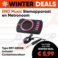 ENO Music EMT-820GB Stemapparaat en Metronoom (Incl. Contactmicrofoon)
