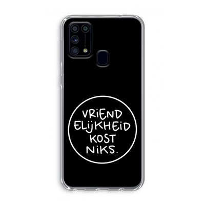 Vriendelijkheid: Samsung Galaxy M31 Transparant Hoesje