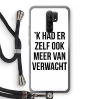 Meer verwacht: Xiaomi Redmi 9 Transparant Hoesje met koord