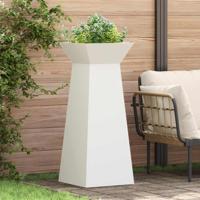 Pilaar Plantenbak Wit 40 x 40 x 100 cm Staal