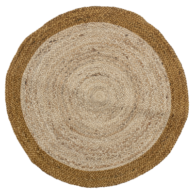 Bloomingville Vloerkleed Birk Bruin 90 x 90 Bloomingville Vloerkleed Birk Bruin 90 x 90