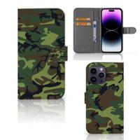 iPhone 15 Pro Max | Telefoon Hoesje | Army Dark
