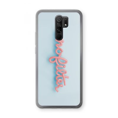 #nofilter: Xiaomi Redmi 9 Transparant Hoesje