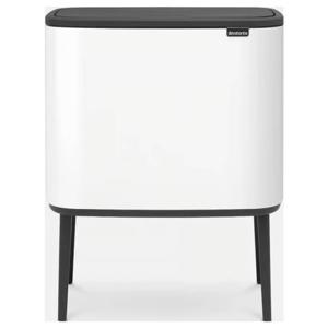 brabantia Bo Touch Bin 31 35 23 Afvalbak 33 l Staal (l x b x h) 312 x 540 x 680 mm Wit 1 stuk(s)