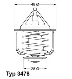 Wahler Thermostaat 3478.82D