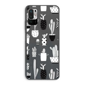 Cactusmotief: Xiaomi Redmi Note 10 5G Transparant Hoesje
