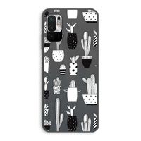 Cactusmotief: Xiaomi Redmi Note 10 5G Transparant Hoesje