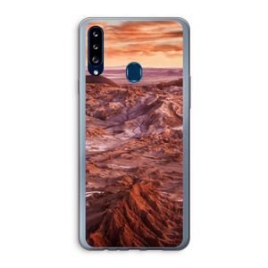 Mars: Samsung Galaxy A20s Transparant Hoesje
