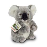 Knuffeldier Koala - zachte pluche stof - premium kwaliteit knuffels - grijs - 21 cm   -