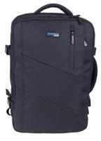 Donau Travel rugzak Prague, 32 l, 17 inch, zwart