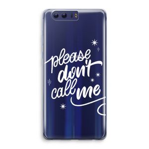 Don't call: Honor 9 Transparant Hoesje