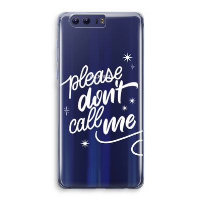 Don't call: Honor 9 Transparant Hoesje