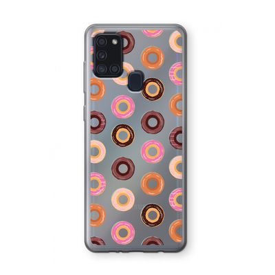 Donuts: Samsung Galaxy A21s Transparant Hoesje
