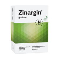 Nutriphyt Zinargin Tabletten 60st - thumbnail