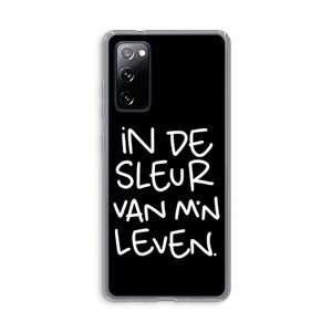 De Sleur: Samsung Galaxy S20 FE / S20 FE 5G Transparant Hoesje