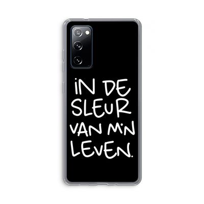 De Sleur: Samsung Galaxy S20 FE / S20 FE 5G Transparant Hoesje