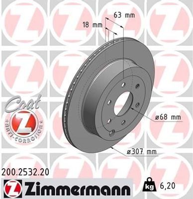 Remschijf Coat Z 200253220