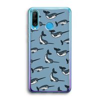 Narwhal: Huawei P30 Lite Transparant Hoesje