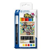 Set Viltstiften Staedtler Lumocolor 349 6 Onderdelen Multicolour