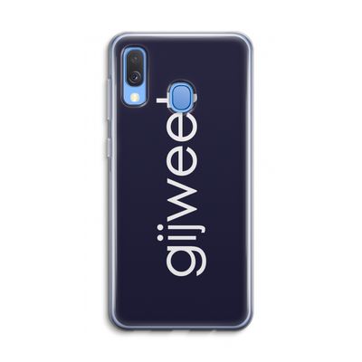 Gijweet: Samsung Galaxy A40 Transparant Hoesje