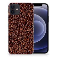 iPhone 12 | 12 Pro (6.1") | Siliconen Case | Koffiebonen
