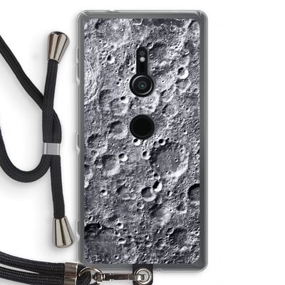 Maanlandschap: Sony Xperia XZ2 Transparant Hoesje met koord