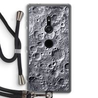 Maanlandschap: Sony Xperia XZ2 Transparant Hoesje met koord Maanlandschap: Sony Xperia XZ2 Transparant Hoesje met koord
