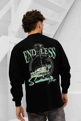 Jorcustom Endless Summer Longsleeve T-Shirt Heren Zwart - Maat L - Kleur: Zwart | Soccerfanshop