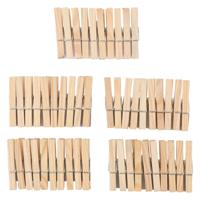 Houten Wasknijpers, 100st. Houten Wasknijpers, 100st.