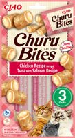 CIAO Churu Bites Chicken Recipe wraps Tuna with Salmon Kat Snack Kip, Tonijn 10 g - thumbnail