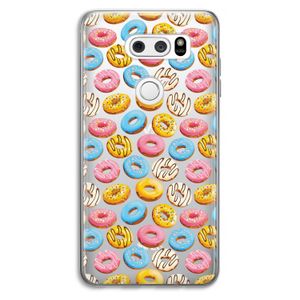 Pink donuts: LG V30 Transparant Hoesje