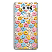 Pink donuts: LG V30 Transparant Hoesje