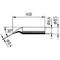Ersa 0842ID Soldeerpunt Potloodvorm, Ersadur Inhoud: 1 stuk(s)