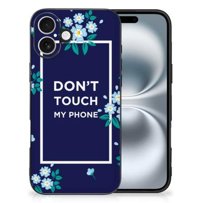iPhone 16 | Telefoon Hoesje | Flowers Blue DTMP