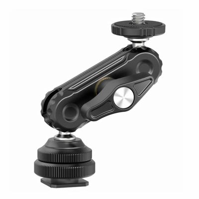 Ulanzi Mini magic arm met coldshoe en 1/4" zijde