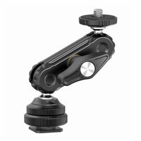 Ulanzi Mini magic arm met coldshoe en 1/4" zijde