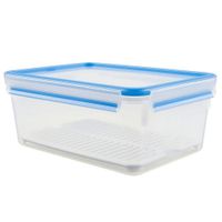 Emsa 512888 Clip & Close Vershouddoos + Ontdooirooster 3.7L Blauw
