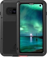 Samsung Galaxy S10 Plus (S10+) Hoes - Love Mei Metalen Case - Extreme Protection - Zwart - GSM Hoes - Telefoonhoes Geschikt Voor Samsung Galaxy S10 Pl