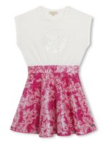 Michael Kors Kids robe en coton à sequins - Blanc