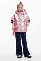Metallic gewatteerd vest - RED - 13/14