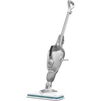 BLACK+DECKER bhsm168d 1600w steam-mop met deltavoet en 8 accessoires stoomreiniger (zilver/wit)